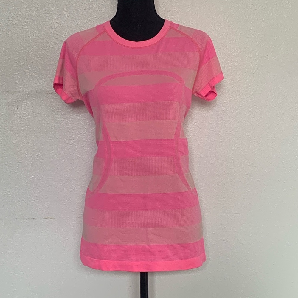 Neon Pink Lululemon Activewear Top 10